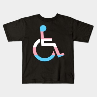 Disabled Transgender Pride Kids T-Shirt